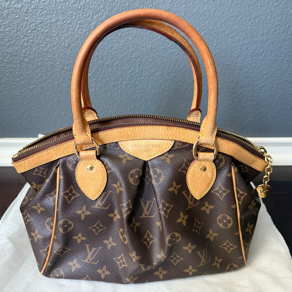 Louis Vuitton Brown and Tan Monogram Tivoli PM